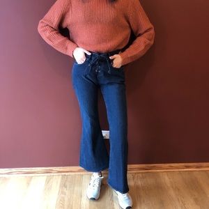 Frame denim high waisted flare jeans